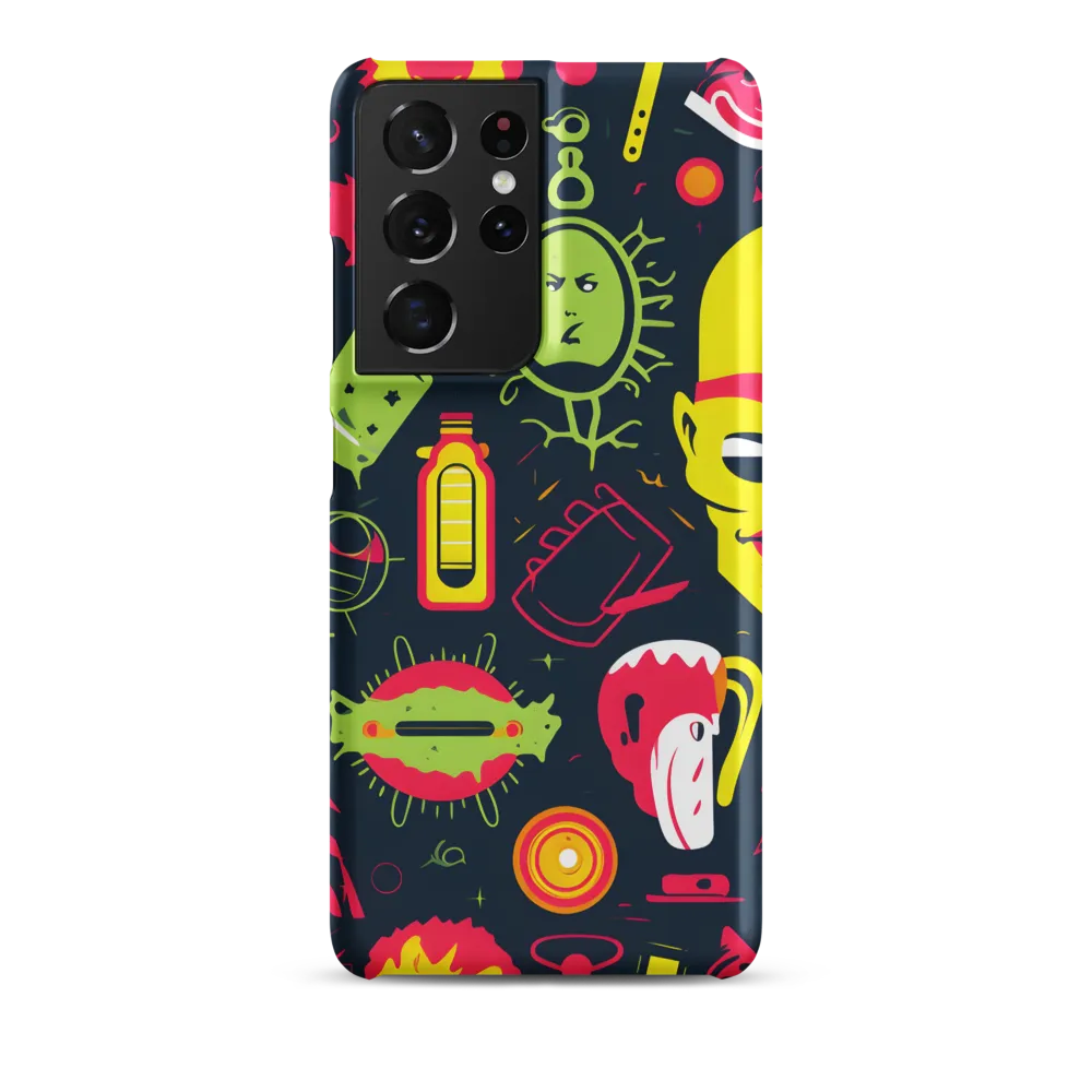 Neon Revelry: A Quirky Exploration of Modern Pop Art