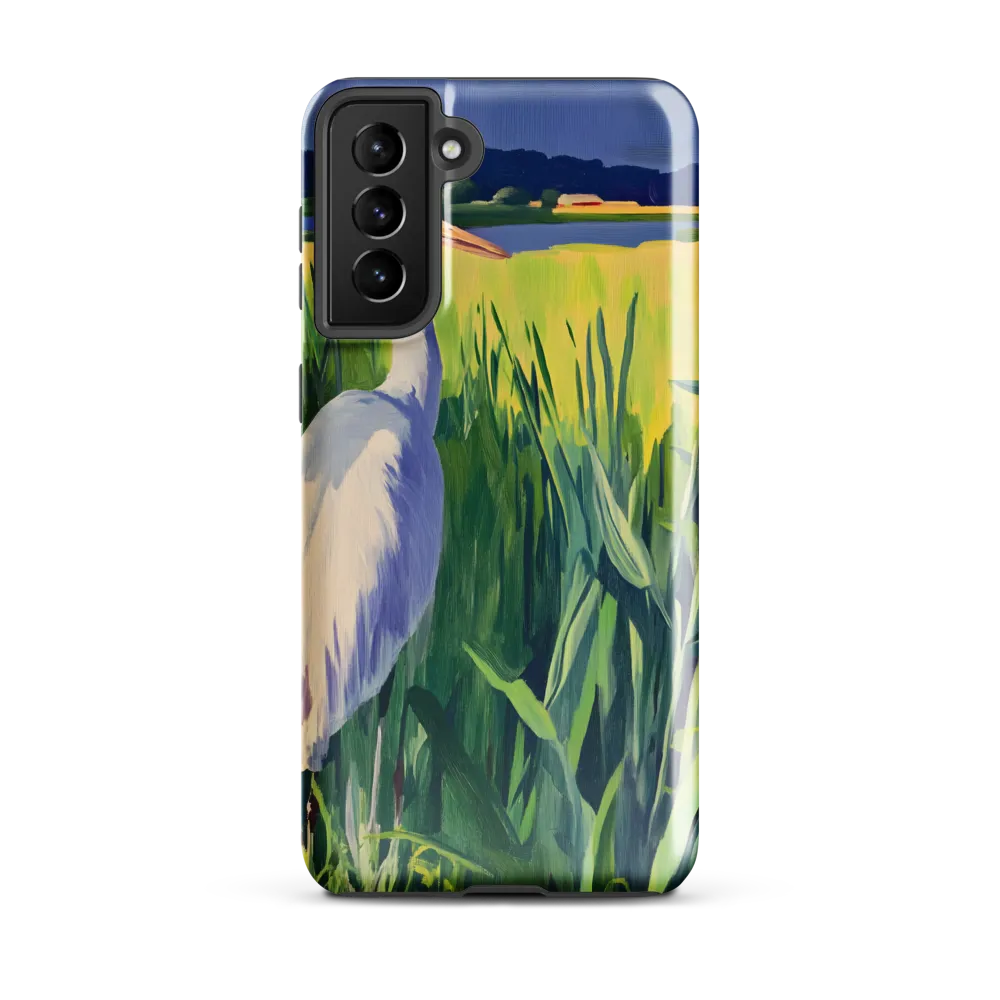 Graceful Presence: The Heron in the Meadow