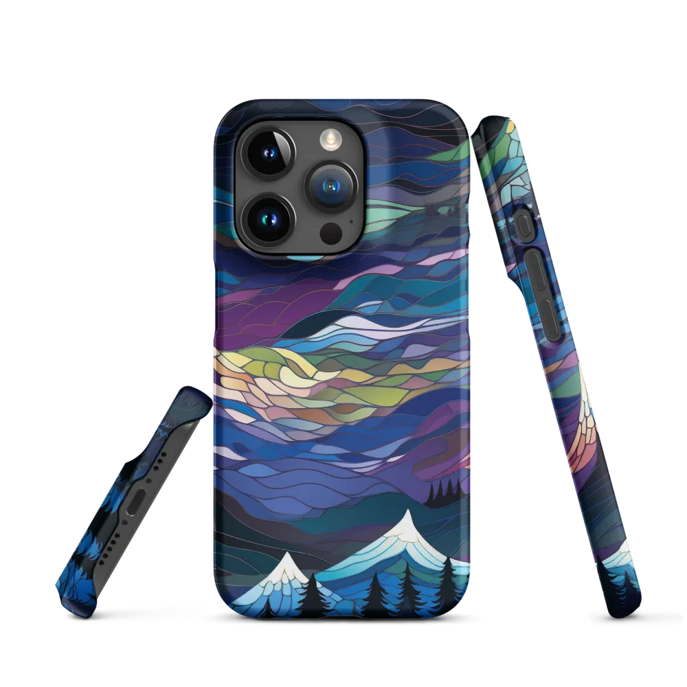 Twilight Peaks: An Abstract Mountain Landscape