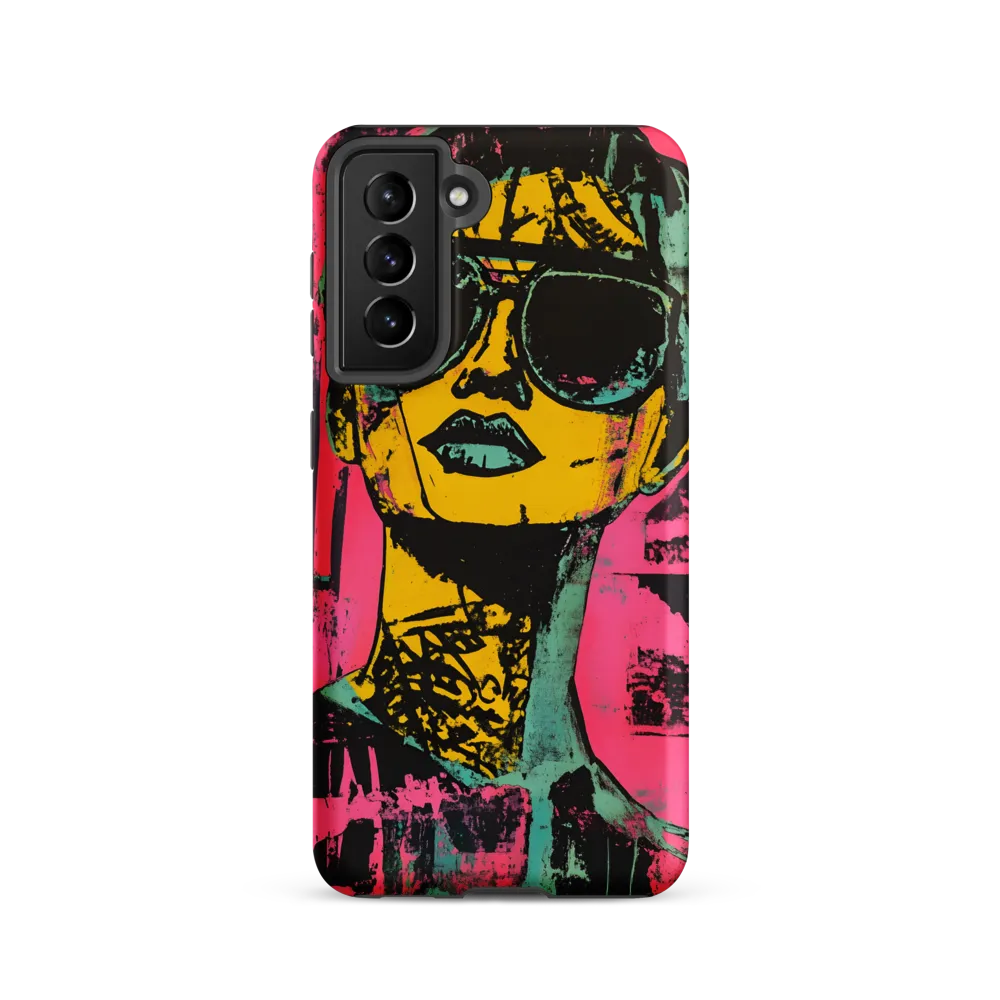 Confident Portrait in Neon Colors