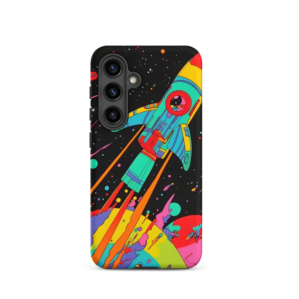 Cosmic Voyage: The Neon Lift-Off