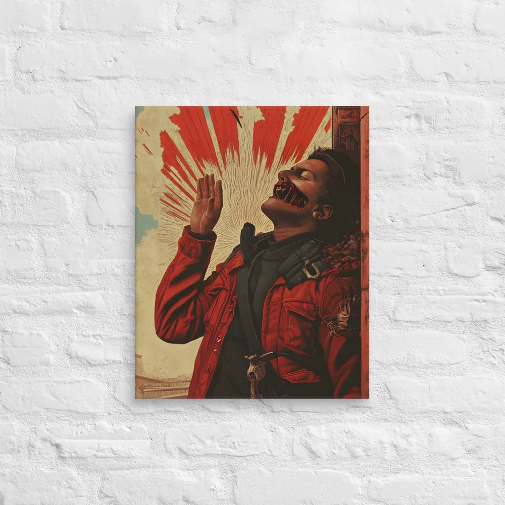 Defiant Echoes of Ruin | Canvas | 16″×20″