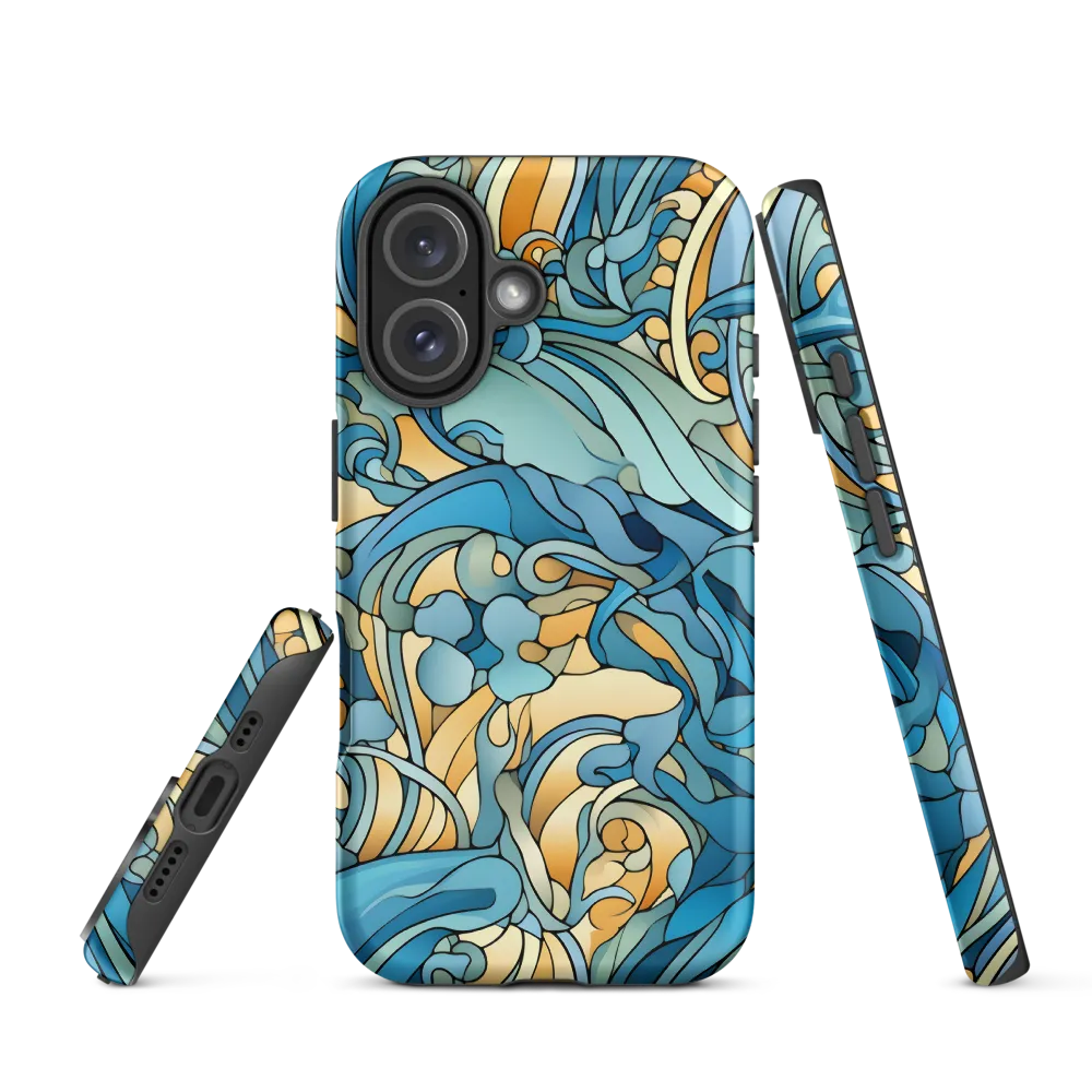 Dancing Waves of the Ocean | Phone Case |  16 | Tough Case | Matte
