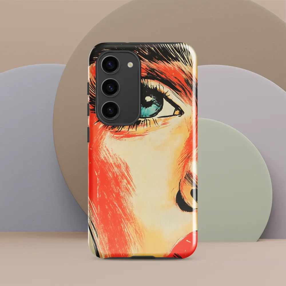 Intense Gaze: A Pop Art Portrait
