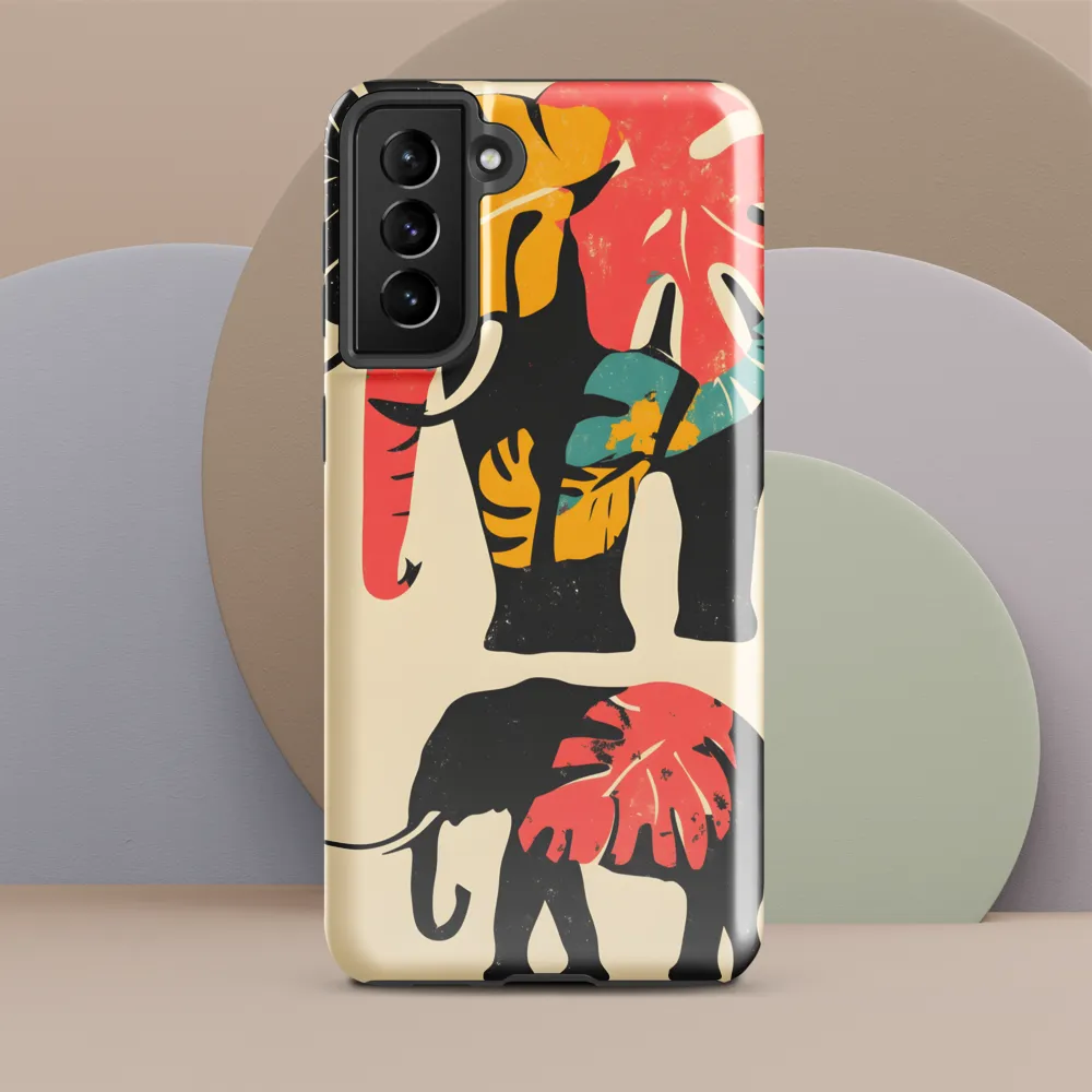 Tropical Elegance: The Elephant's Dance