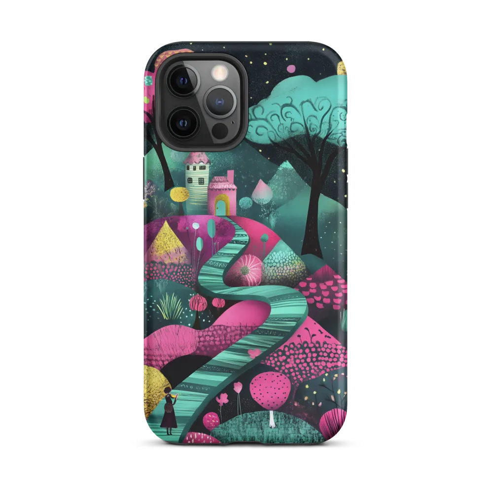 Whimsical Journey through Colorful Lands | Phone Case |  12 Pro Max | Tough Case | Matte
