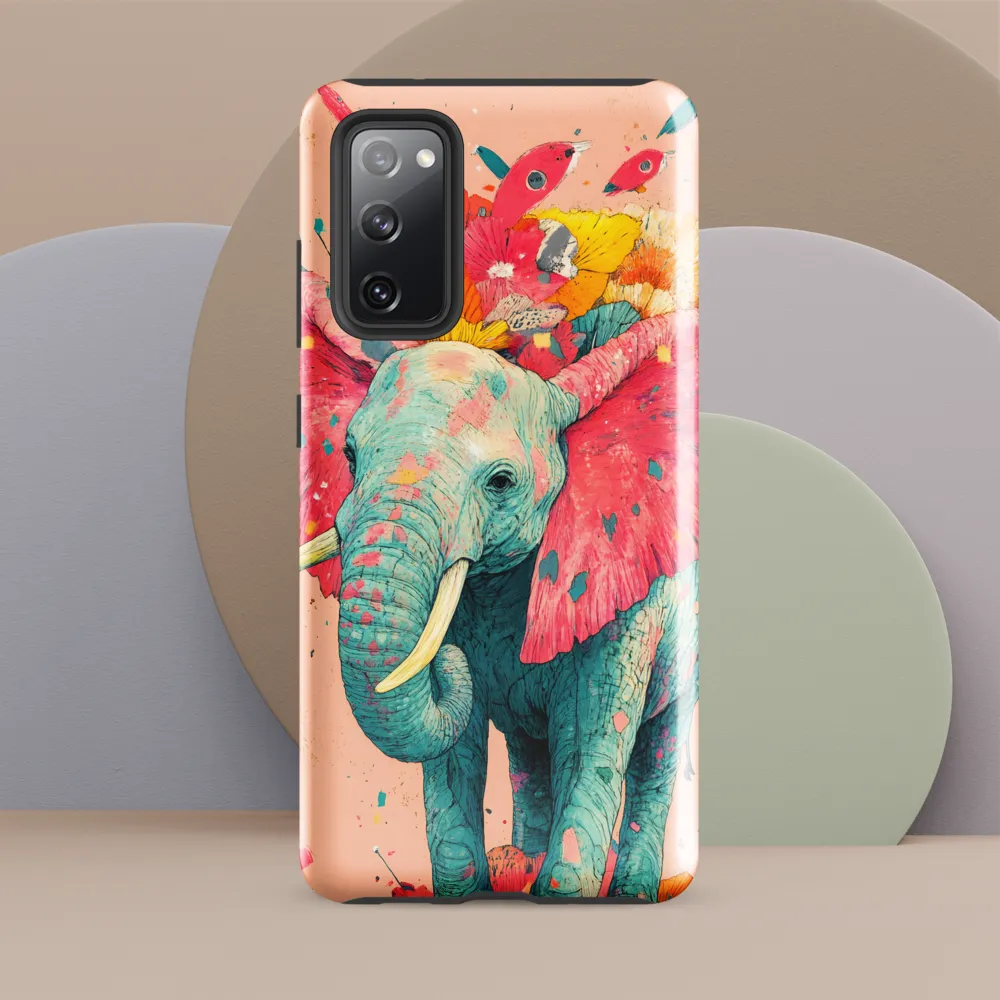 Whimsical Elegance: The Floral Elephant
