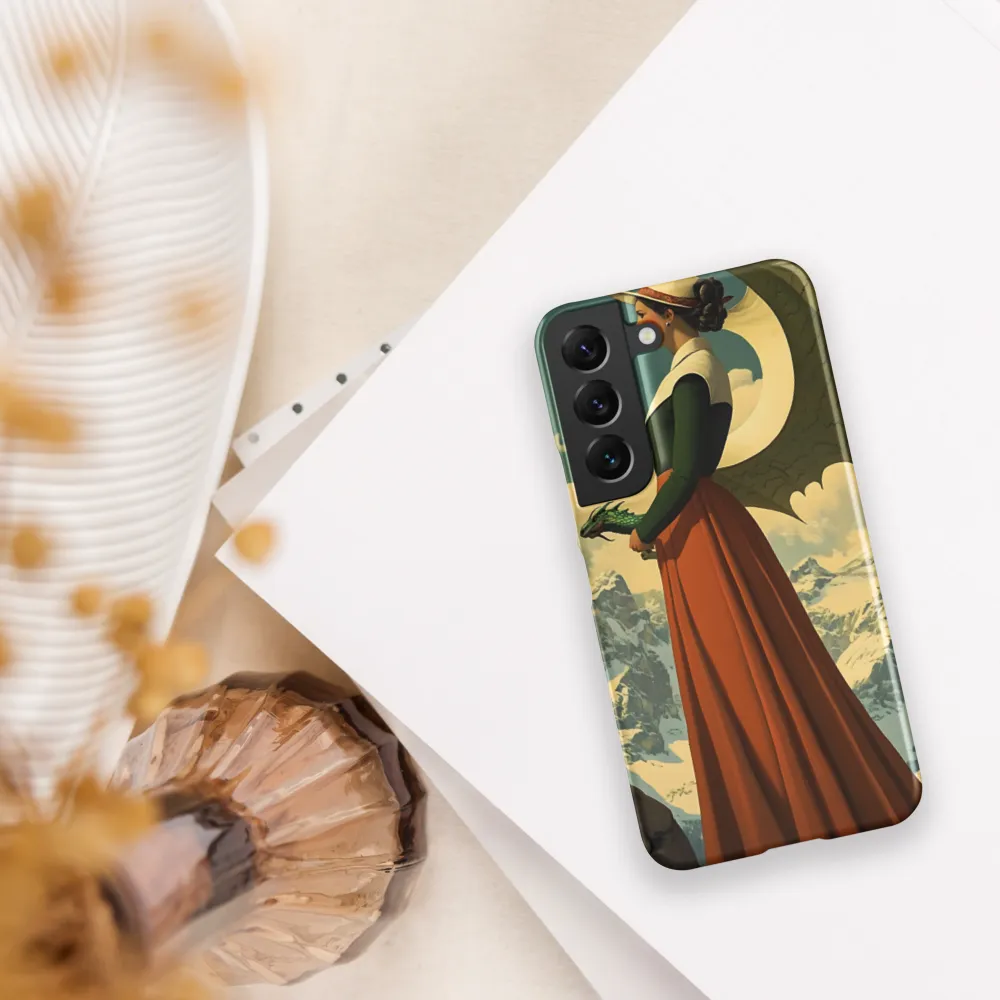 Mystic Harmony: The Dragon Keeper | Phone Case |  S22 | Snap Case | Matte