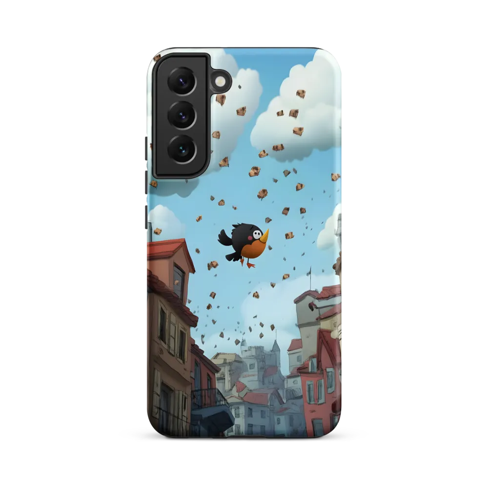 A Whimsical Flight Through Bread and Sky