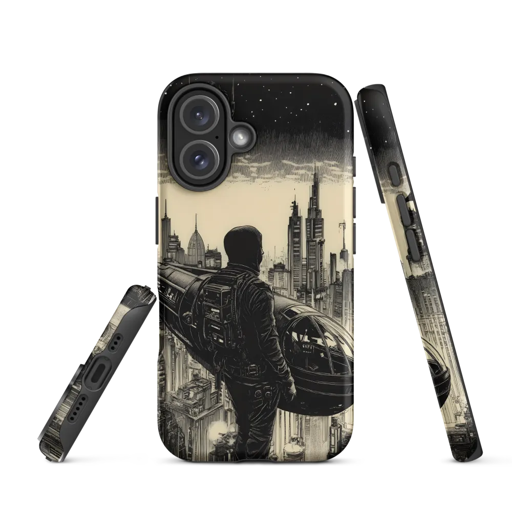 Pilot of the Dystopian Skies | Phone Case |  16 | Tough Case | Matte