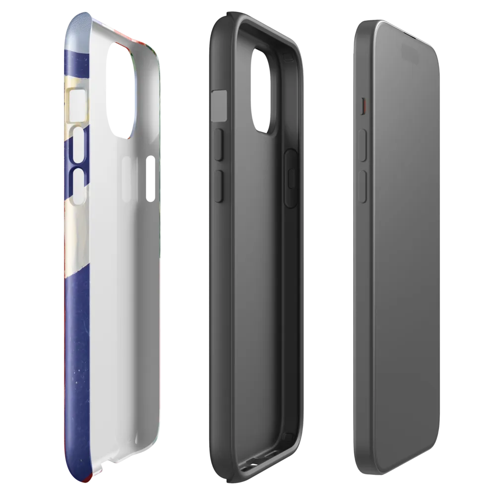 Interplay of Geometry and Color | Phone Case |  15 Plus | Tough Case | Glossy