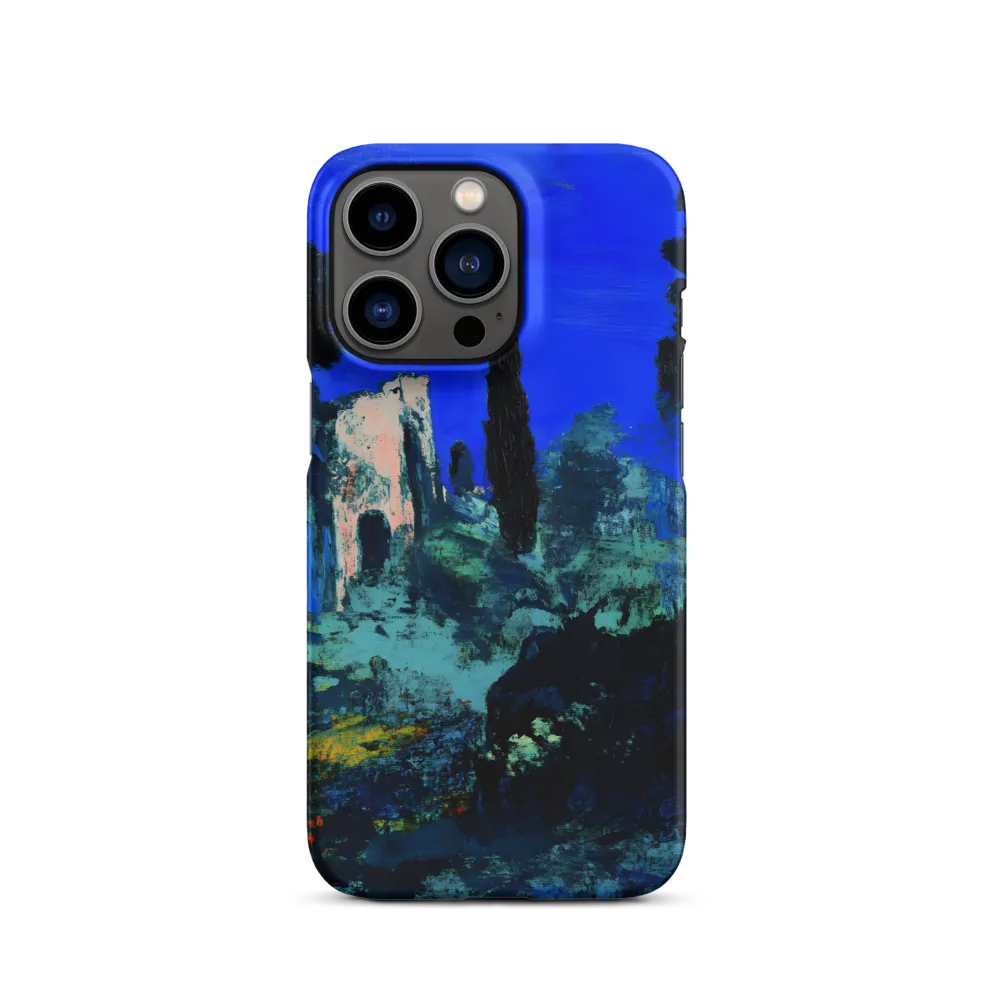 Moonlit Ruins with Cypress