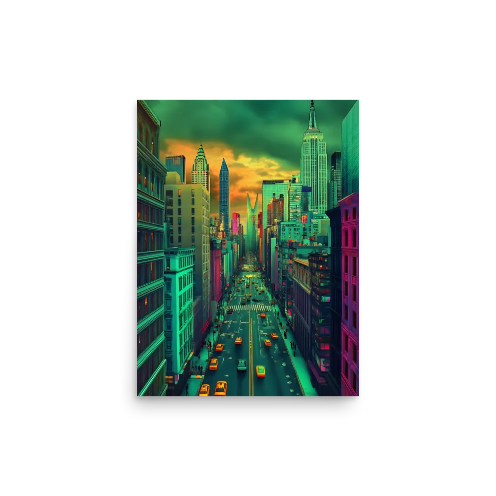 Urban Surrealism: Neon Dreams | Poster | 12″×16″