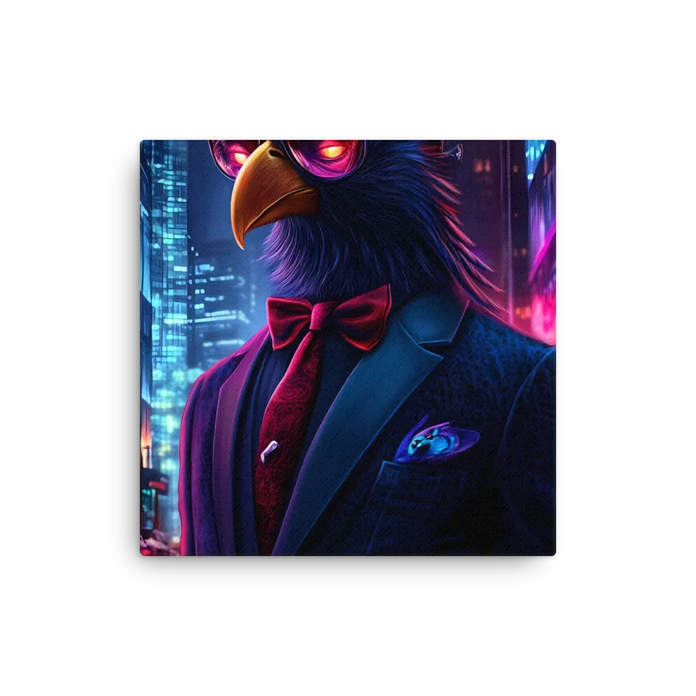 The Dapper Avian | Thin Canvas | 16″×16″