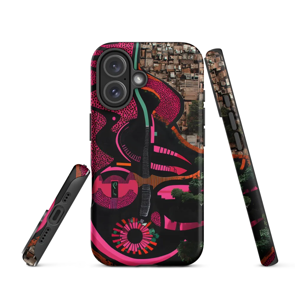 Urban Symphony in Pink | Phone Case |  16 | Tough Case | Matte