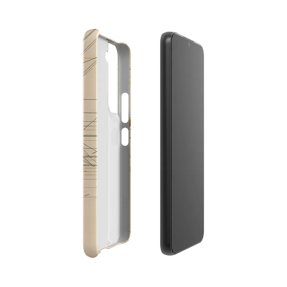 Abstract Profile: A Minimalist Exploration | Phone Case |  S22 | Snap Case | Matte