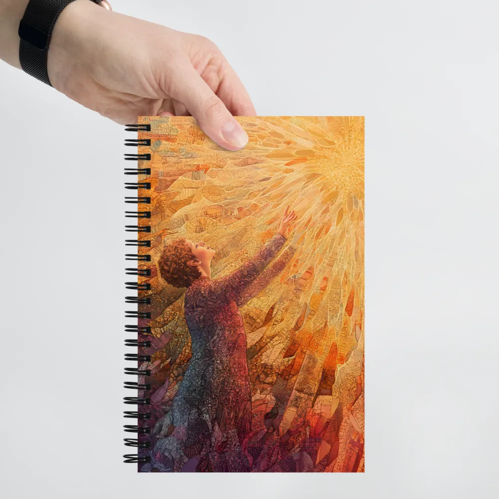 Reaching for the Light | Spiral Notebook