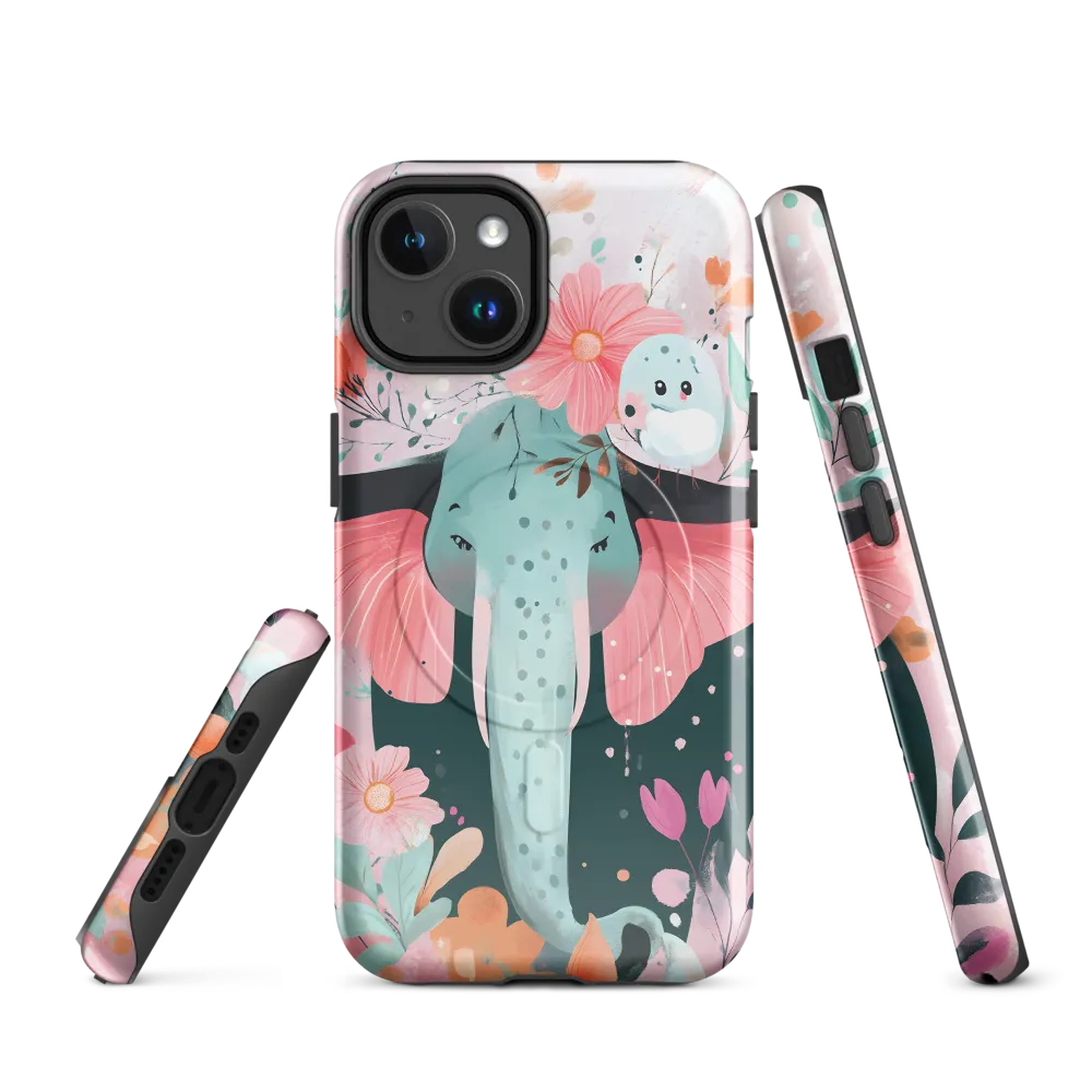 Whimsical Elephant in Bloom