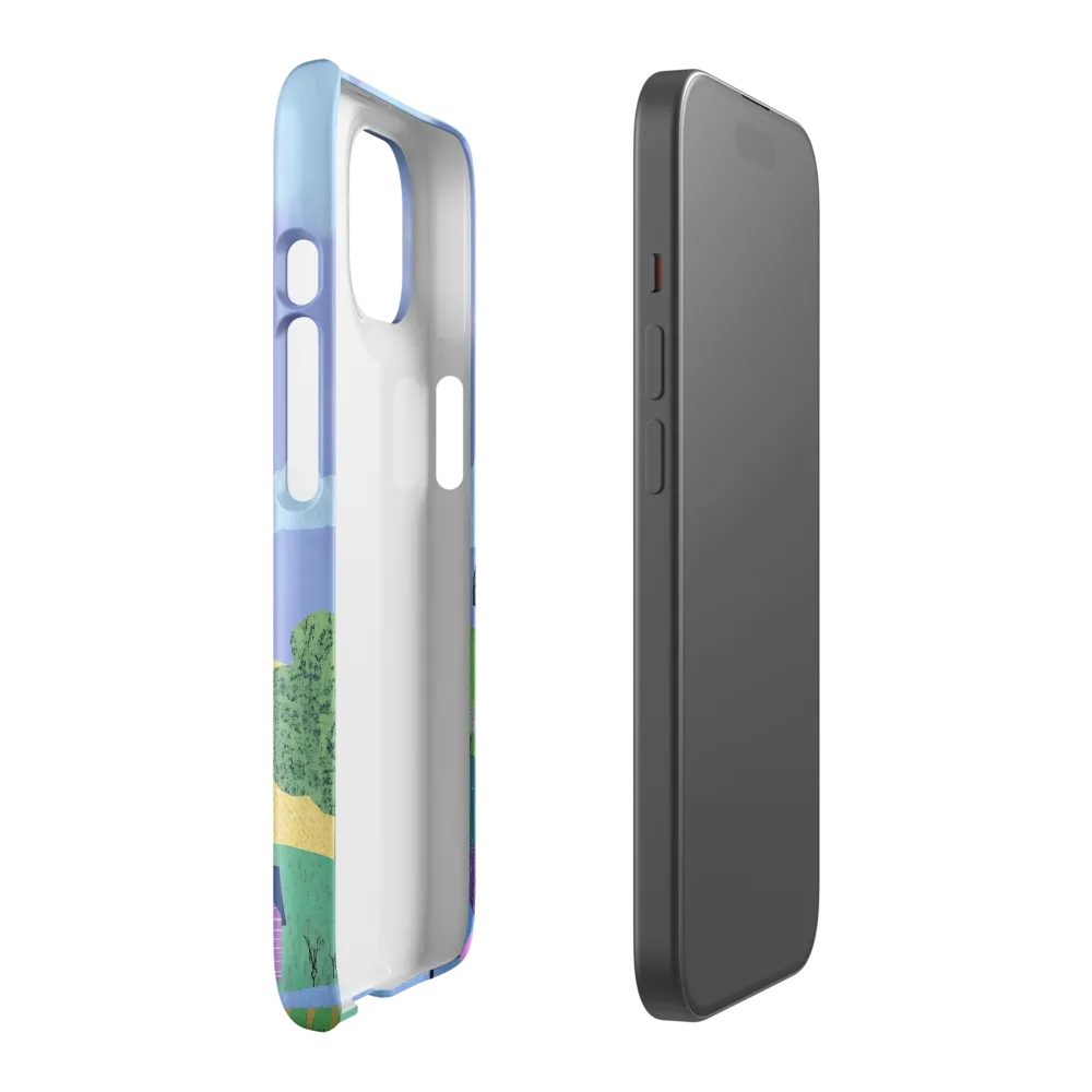 Whimsical Hills and Quaint Homes | Phone Case |  15 | Snap Case | Glossy