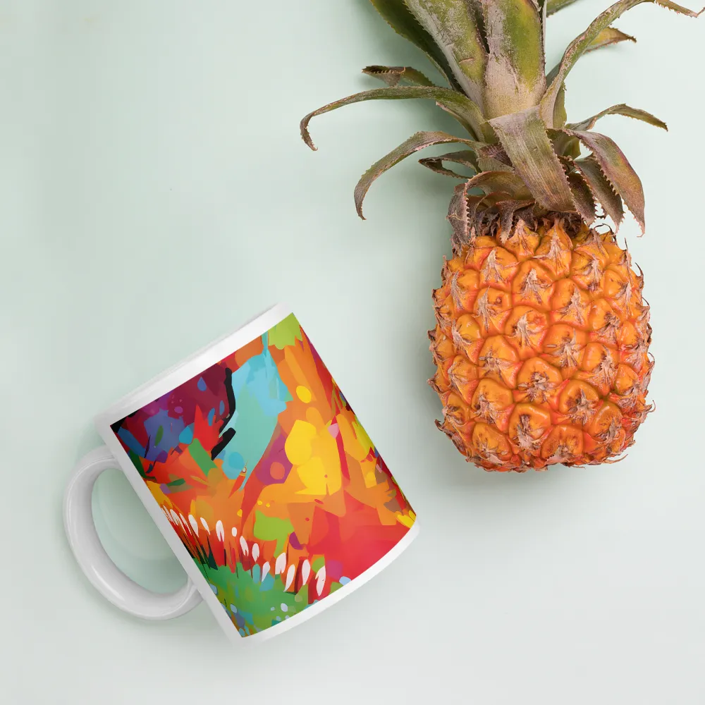 Colorful Lizard: An Abstract Adventure | Mugs | Multiple Sizes & Colors