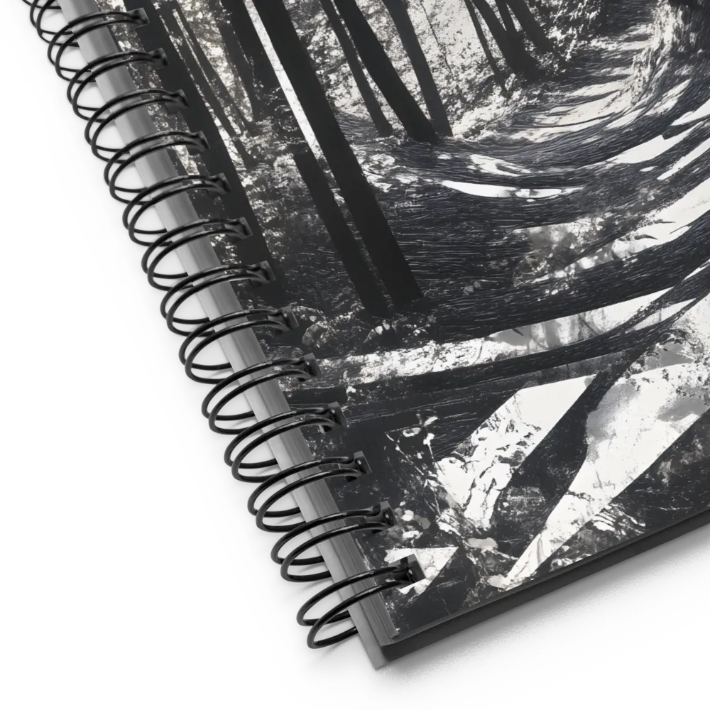 Pathway Through Shadows | Spiral Notebook