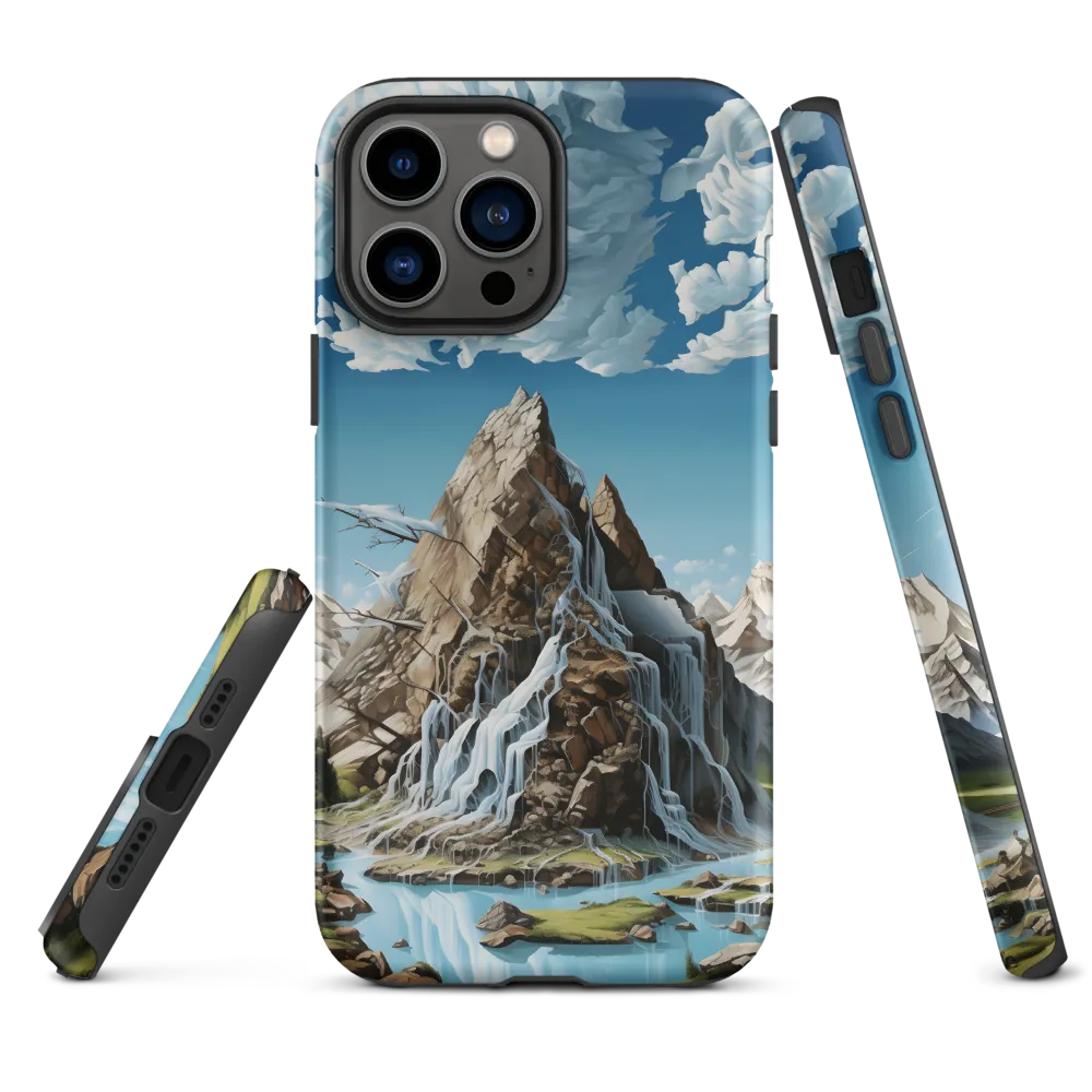Majestic Cascade: A Mountain Masterpiece