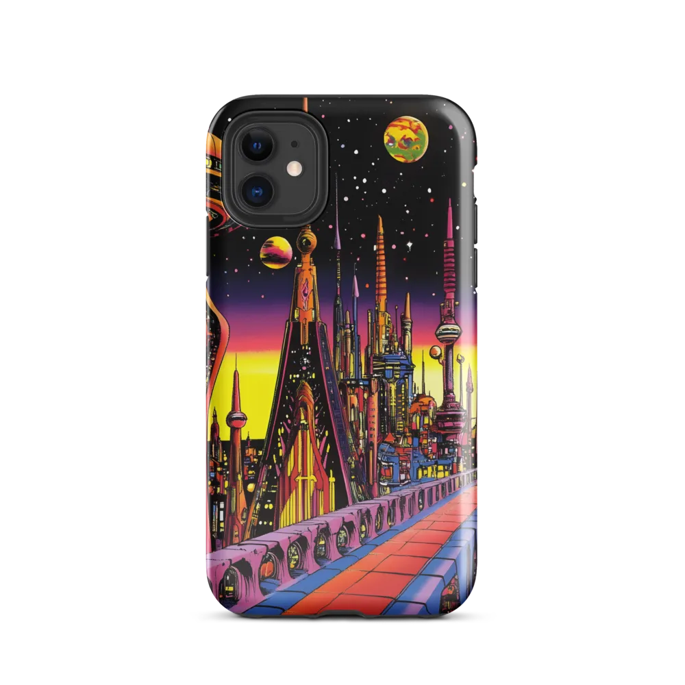 Futuristic Cosmos: A Journey Through Neon Cities