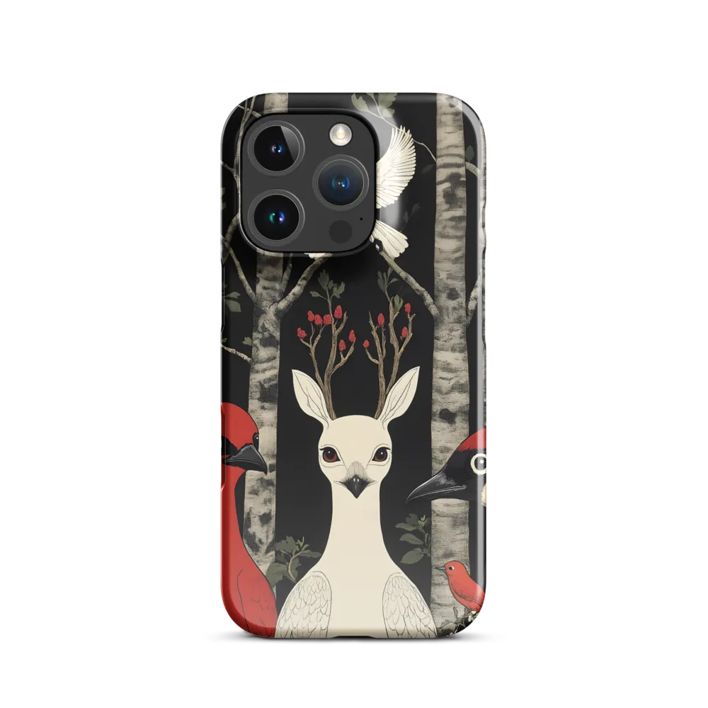 Whimsical Gathering: A Dance of Birds | Phone Case |  16 Pro | Snap Case | Glossy