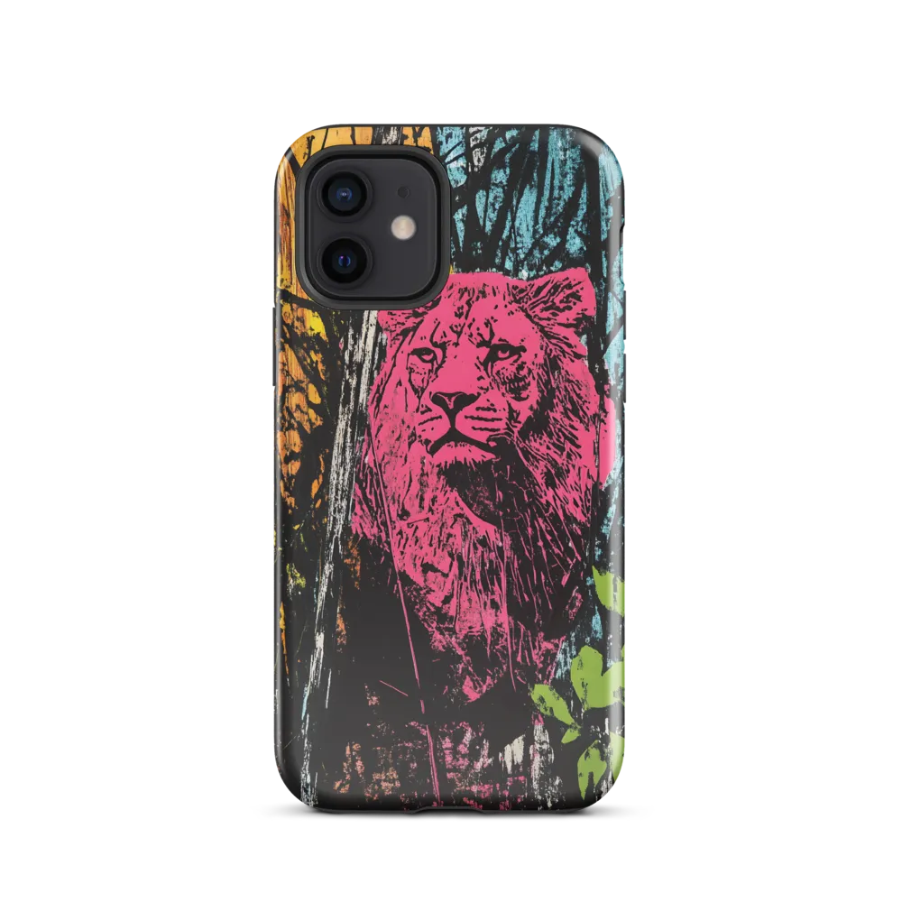 Fierce Vibrance: The Pink Lion