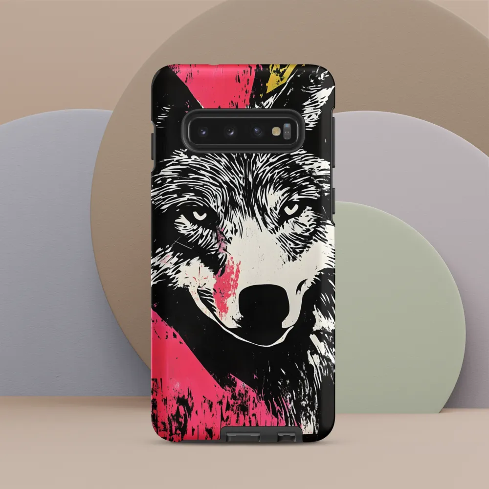 Intense Gaze of the Wolf