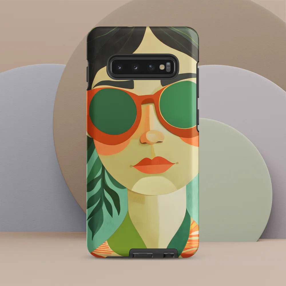 Bold Serenity: A Modern Portrait