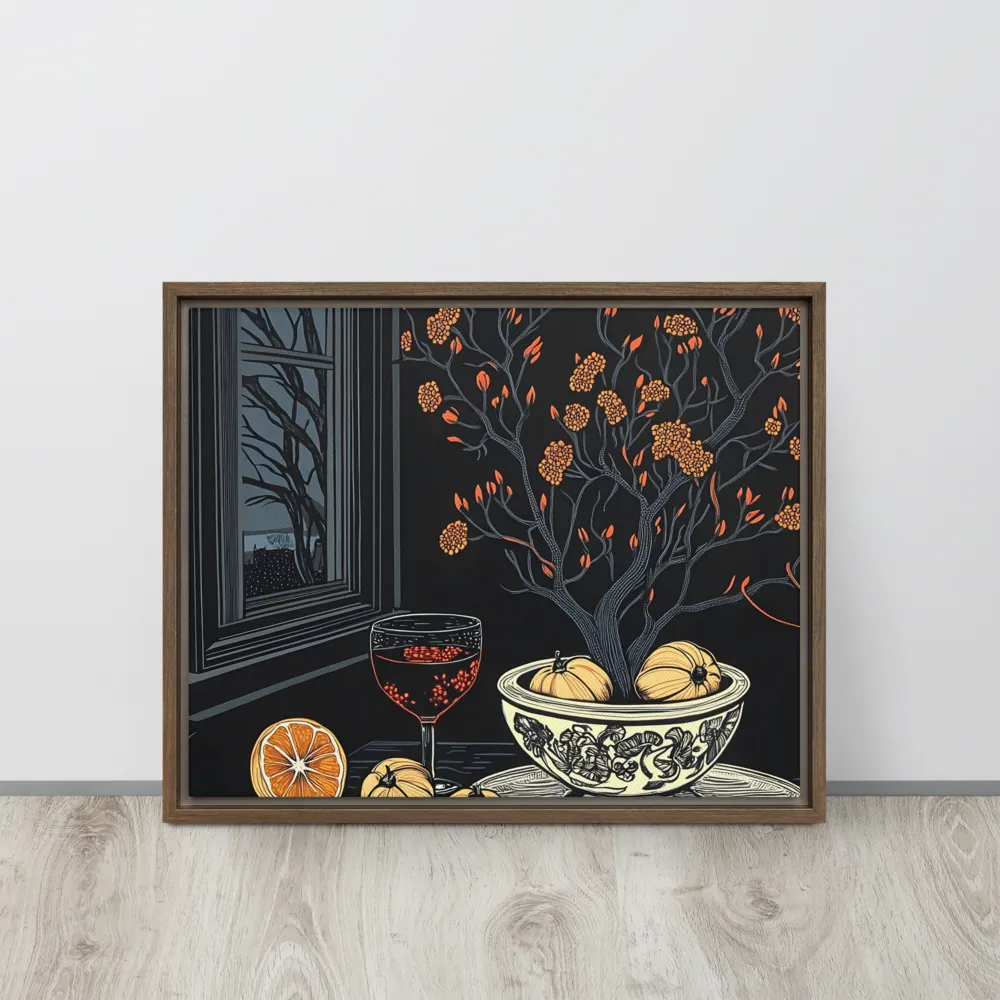Solitude in Color | Canvas with Brown Frame | 16″×20″