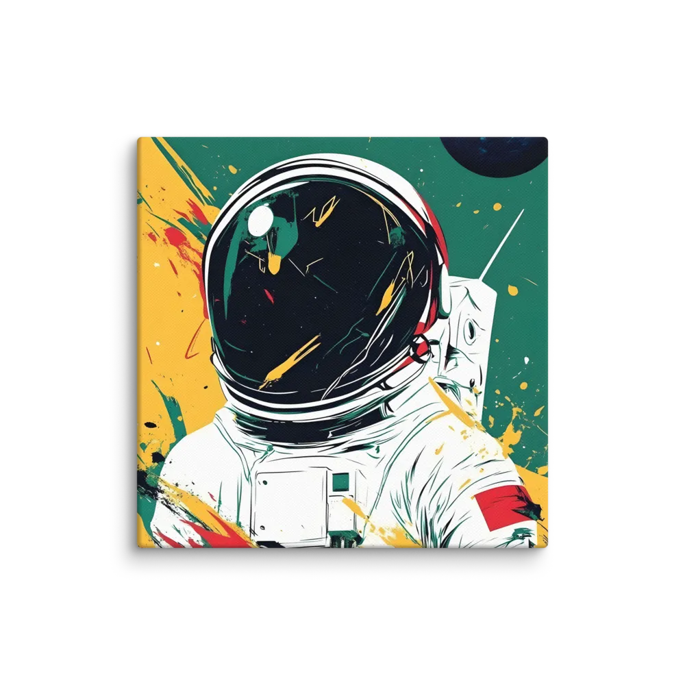 Galactic Explorer: A Modern Odyssey | Canvas | 14″×14″
