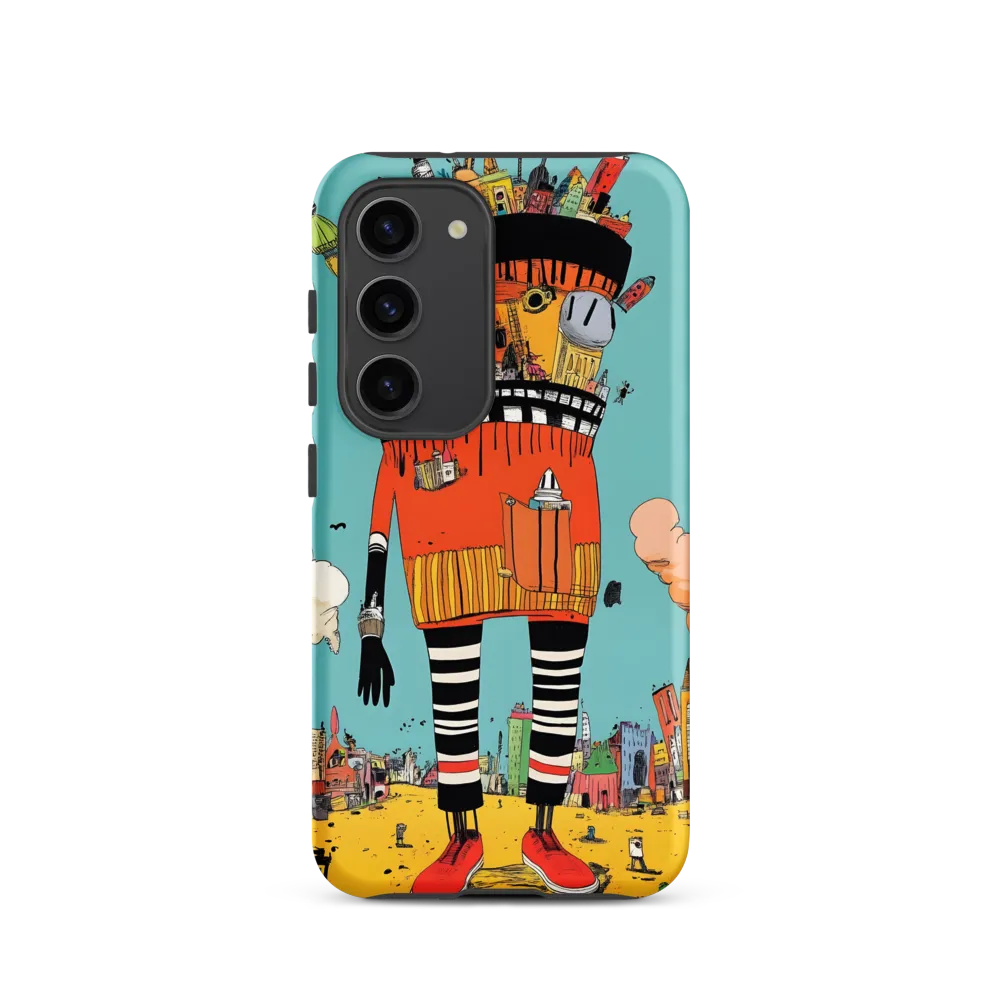 Urban Fantasia: A Whimsical Encounter | Phone Case |  S23 | Tough Case | Matte