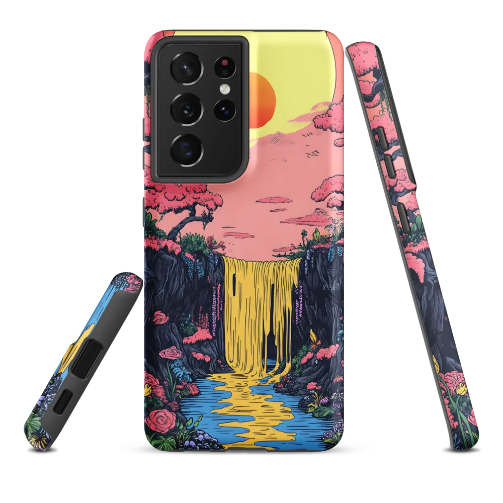 Ethereal Cascade of Blossoms