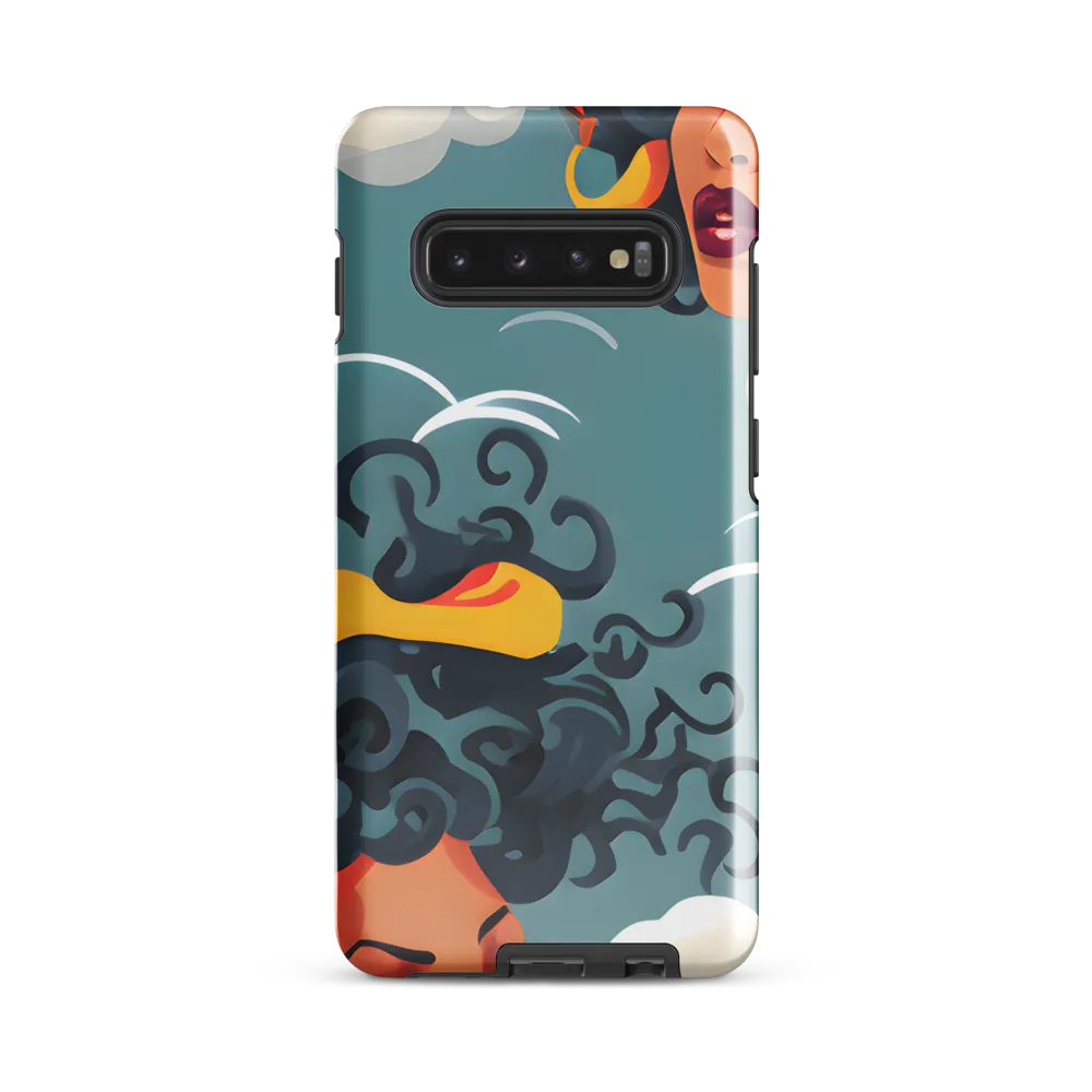 Dreamscapes of Elegance: A Vibrant Exploration of Clouds and Emotion | Phone Case |  S10 Plus | Tough Case | Glossy