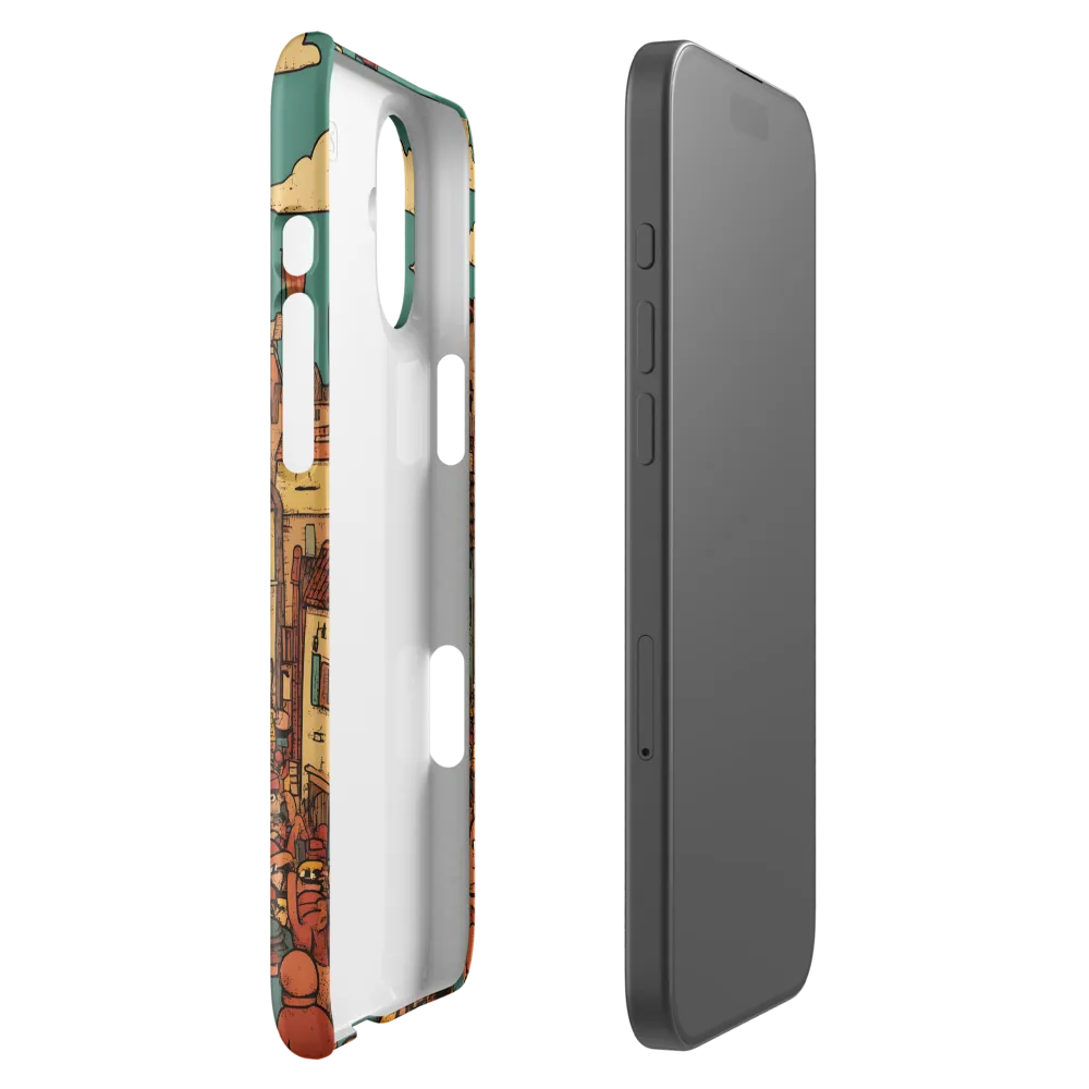 The Quirky City Gathering | Phone Case |  16 Plus | Snap Case | Glossy