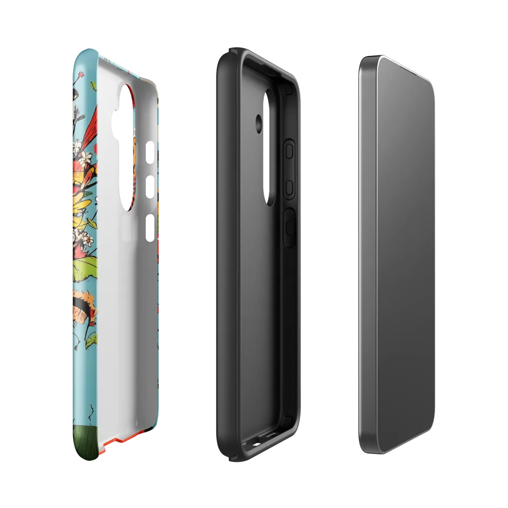 Whimsical Bloom | Phone Case |  S24 | Tough Case | Glossy