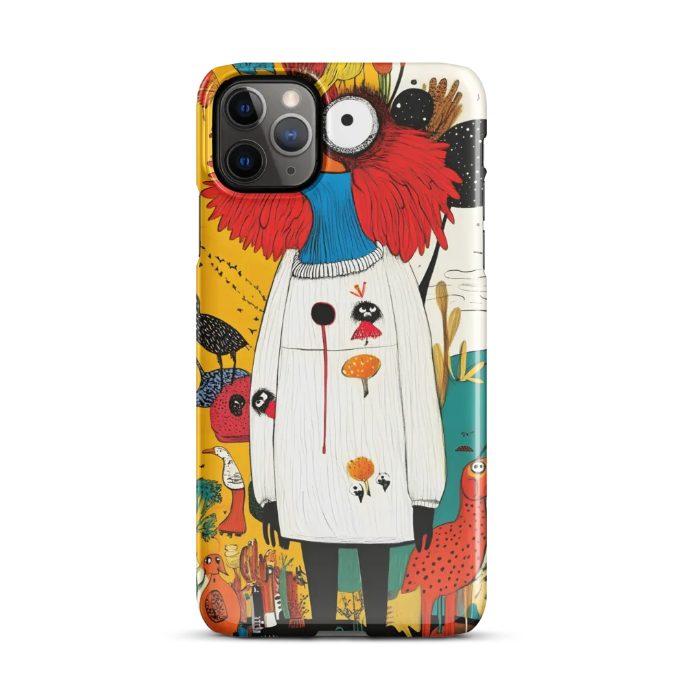 Whimsical Bird's Embrace | Phone Case |  11 Pro Max | Snap Case | Glossy