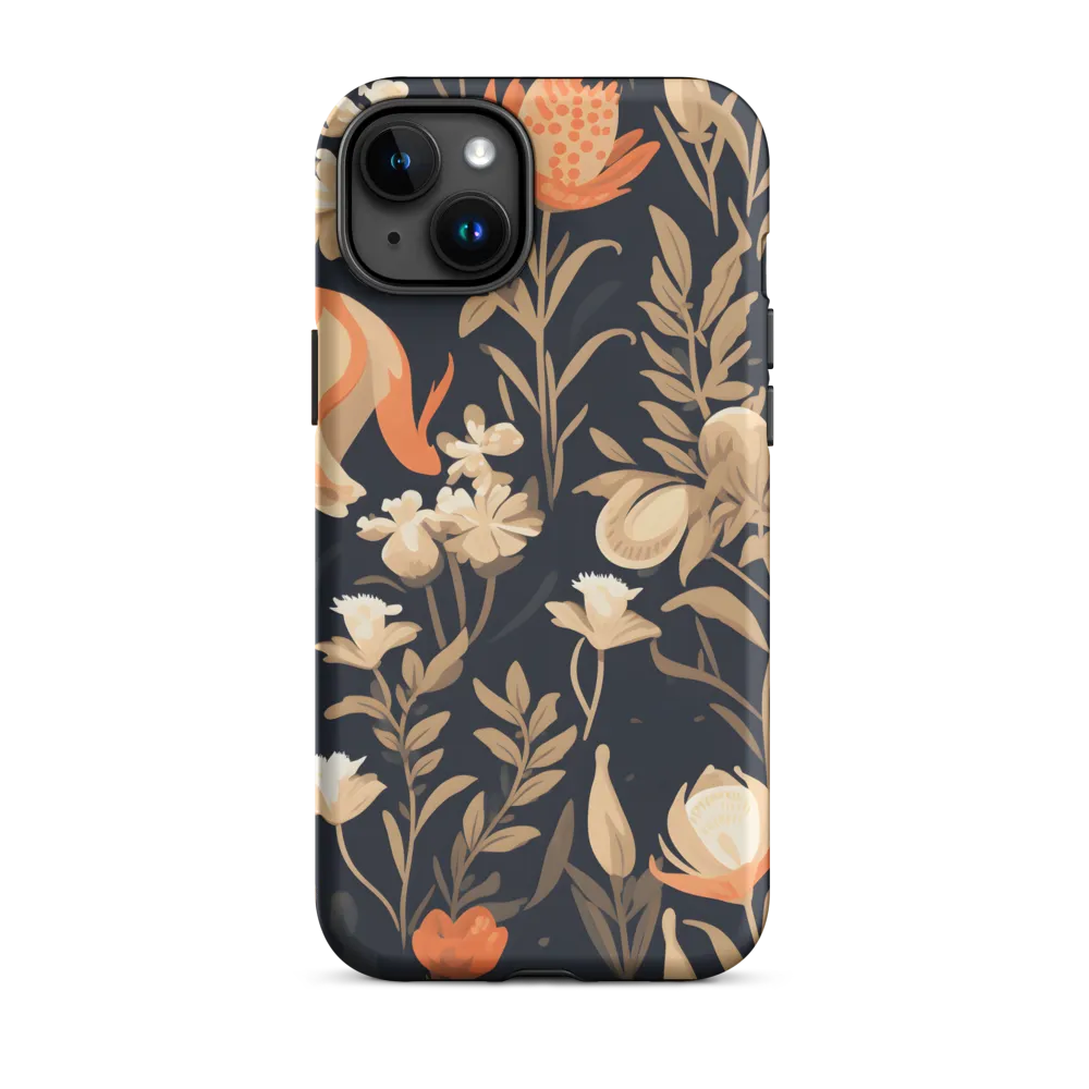 Floral Harmony: A Dance in the Dark