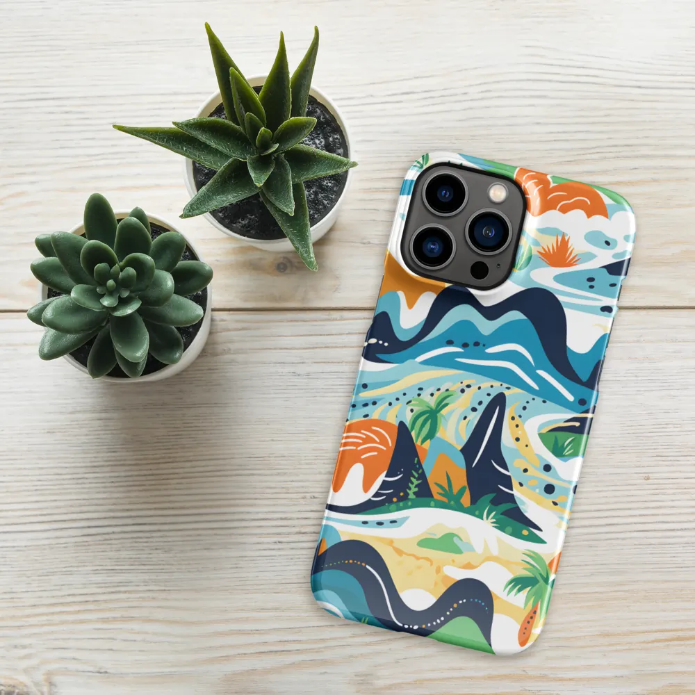 Abstract Tropical Landscape