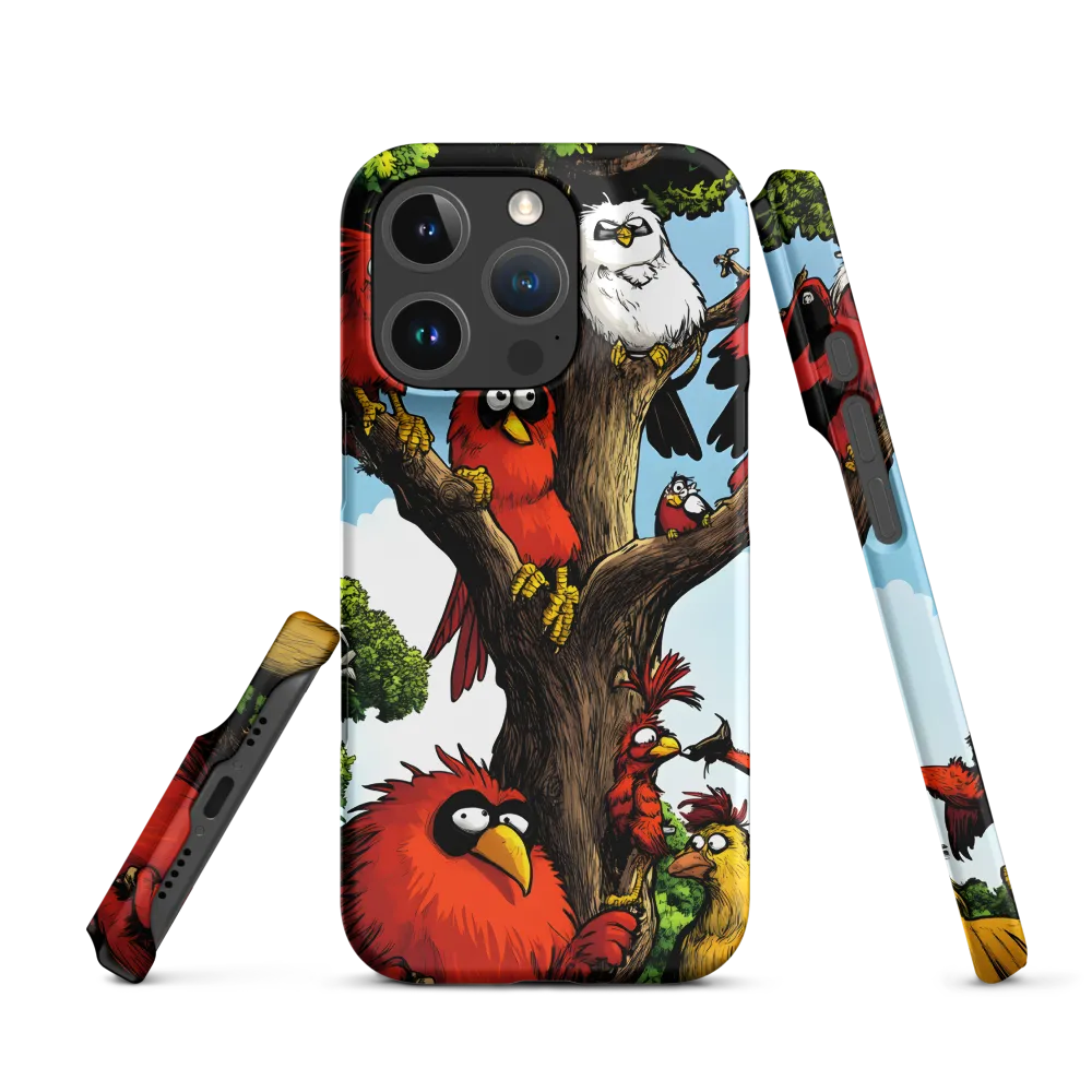 Whimsical Avian Gathering