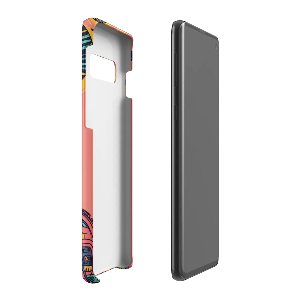 Exploration Beyond: A Digital Astronaut | Phone Case |  S10 Plus | Snap Case | Matte
