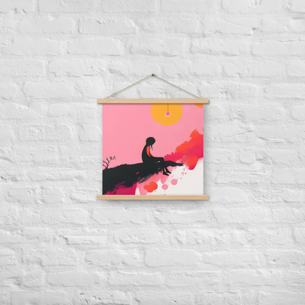 Whispers of the Sun | Poster With Oak Wood Hanger | 18″×18″