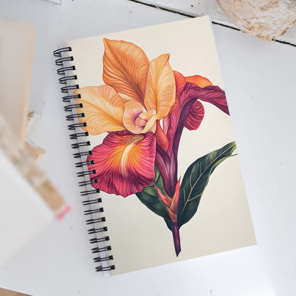 Floral Harmony | Spiral Notebook