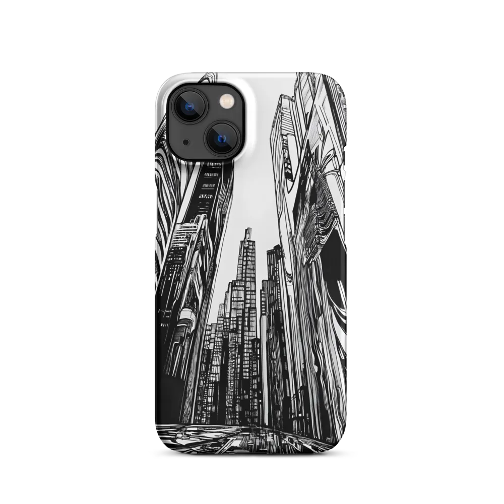 Urban Echoes: A Line Art Journey