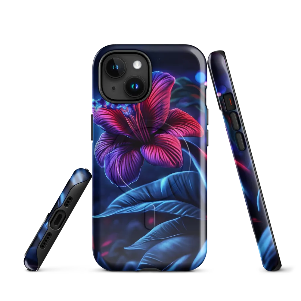 Illuminated Serenity: The Surreal Blossom