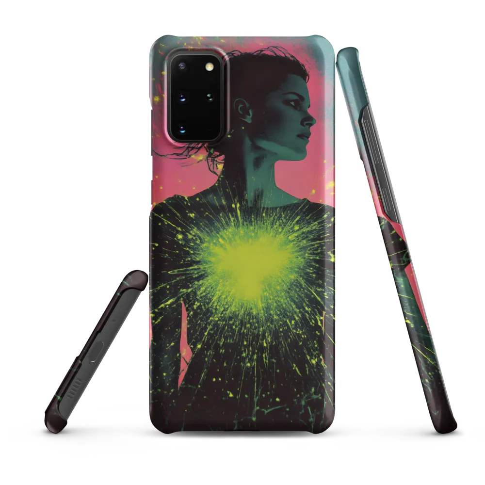 Cosmic Heart: A Surreal Portrait of Strength