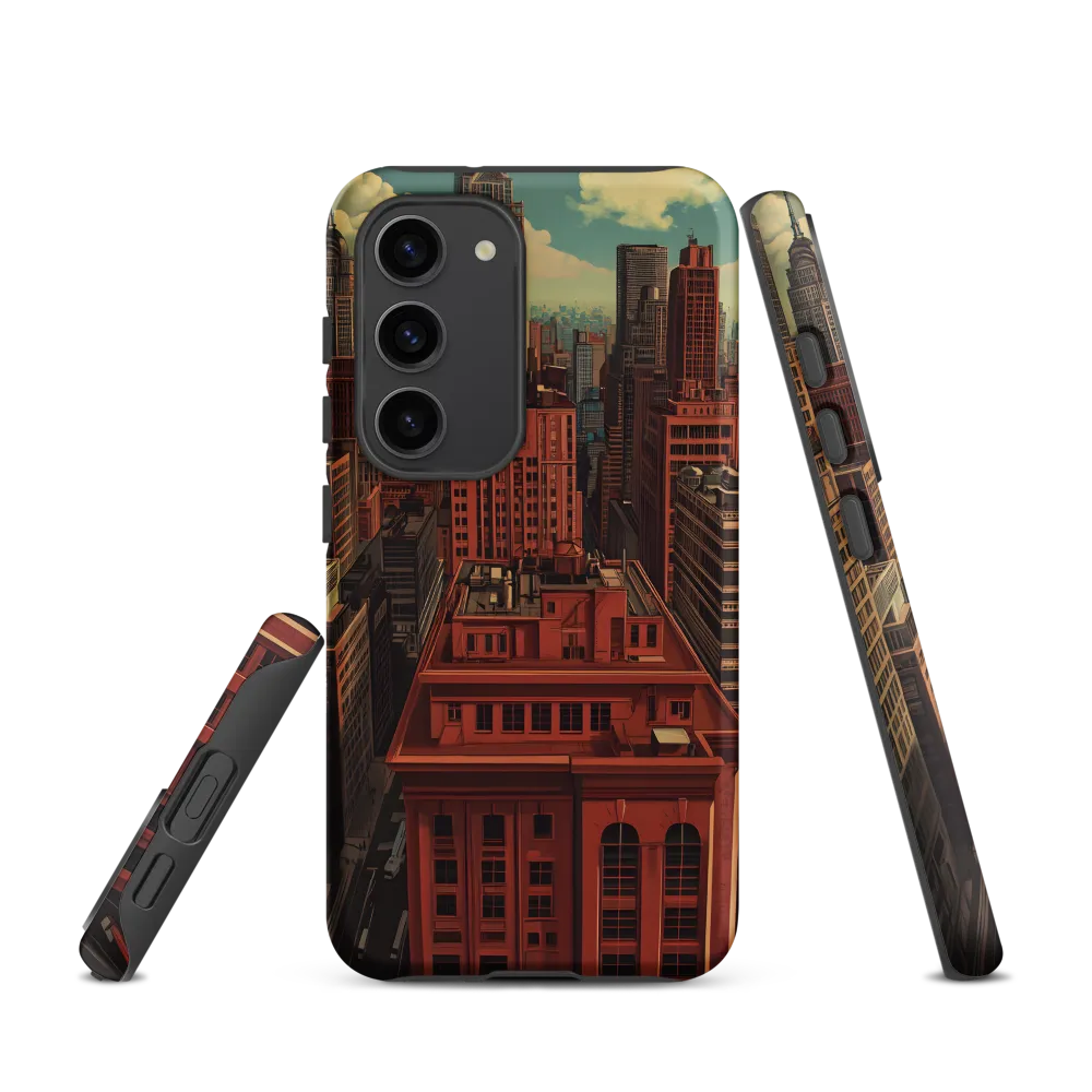 Urban Reverie: A Journey Through the City | Phone Case |  S23 | Tough Case | Matte