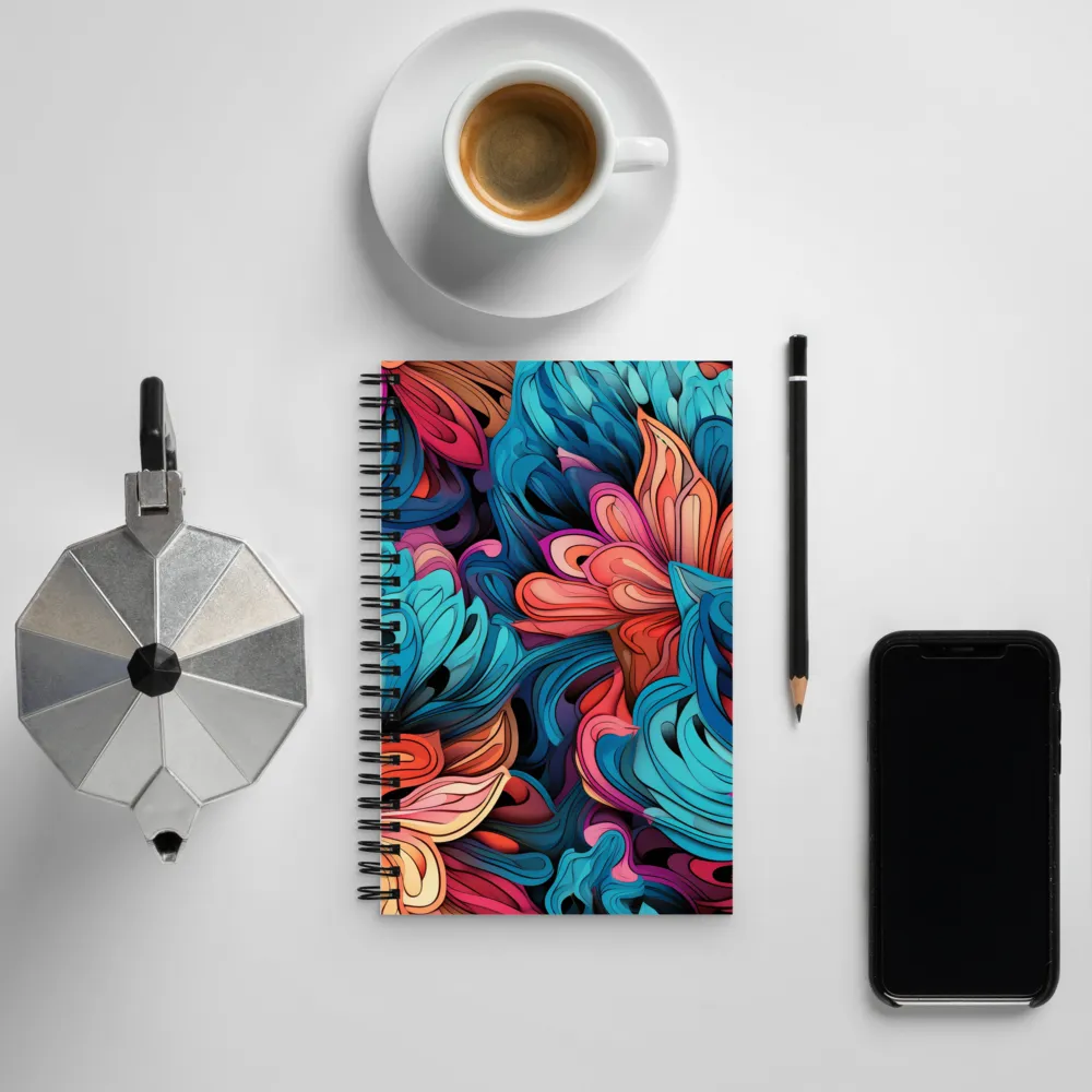 Floral Symphony | Spiral Notebook